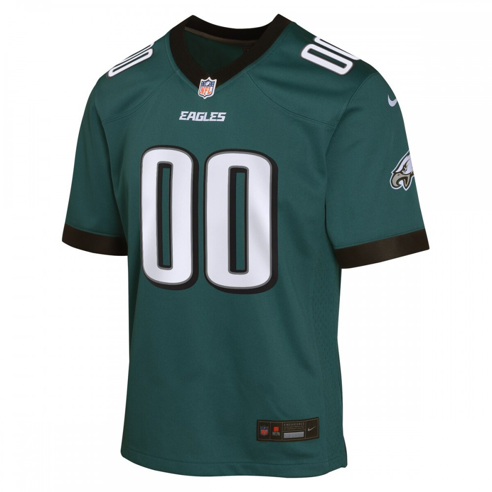 Philadelphia Eagles Nike Youth Custom Game Jersey - Midnight Green-GridironStore